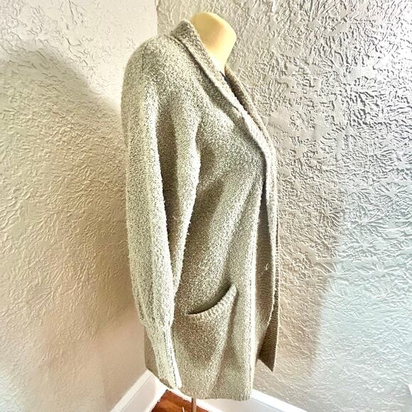 Vintage Monto Par Le Chois Bouclé Knit Cardigan Chunky Knit Puff Sleeve Coat Med - Picture 13 of 16